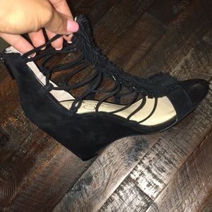 Jessica Simpson Fringe Sandal Wedge